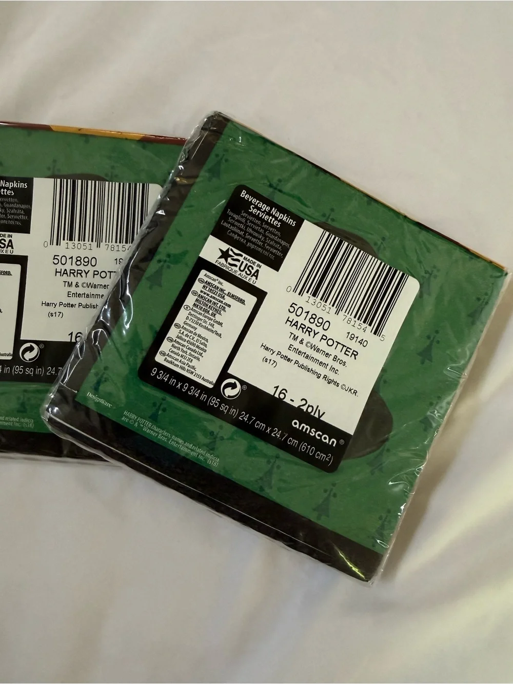 NWT Vintage Harry Potter Party Napkins